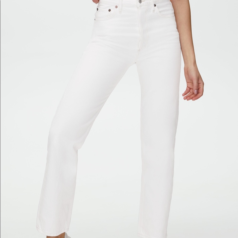 AGOLDE 90s Pinch Waist Jeans in White